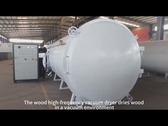 목재 건조 과정 높은 주파수 Hf 목재 진공 건조 기계