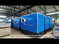 목재 팔레트 건조 가루 가루 가루 건조 장비 중공업