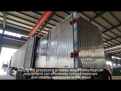 맞춤형 용량 고온 목재 열처리 가마 지능형 운영