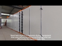 완전 자동 잔디 건조 기계 벨트 건조 라인 작업이 쉽고 유리합니다